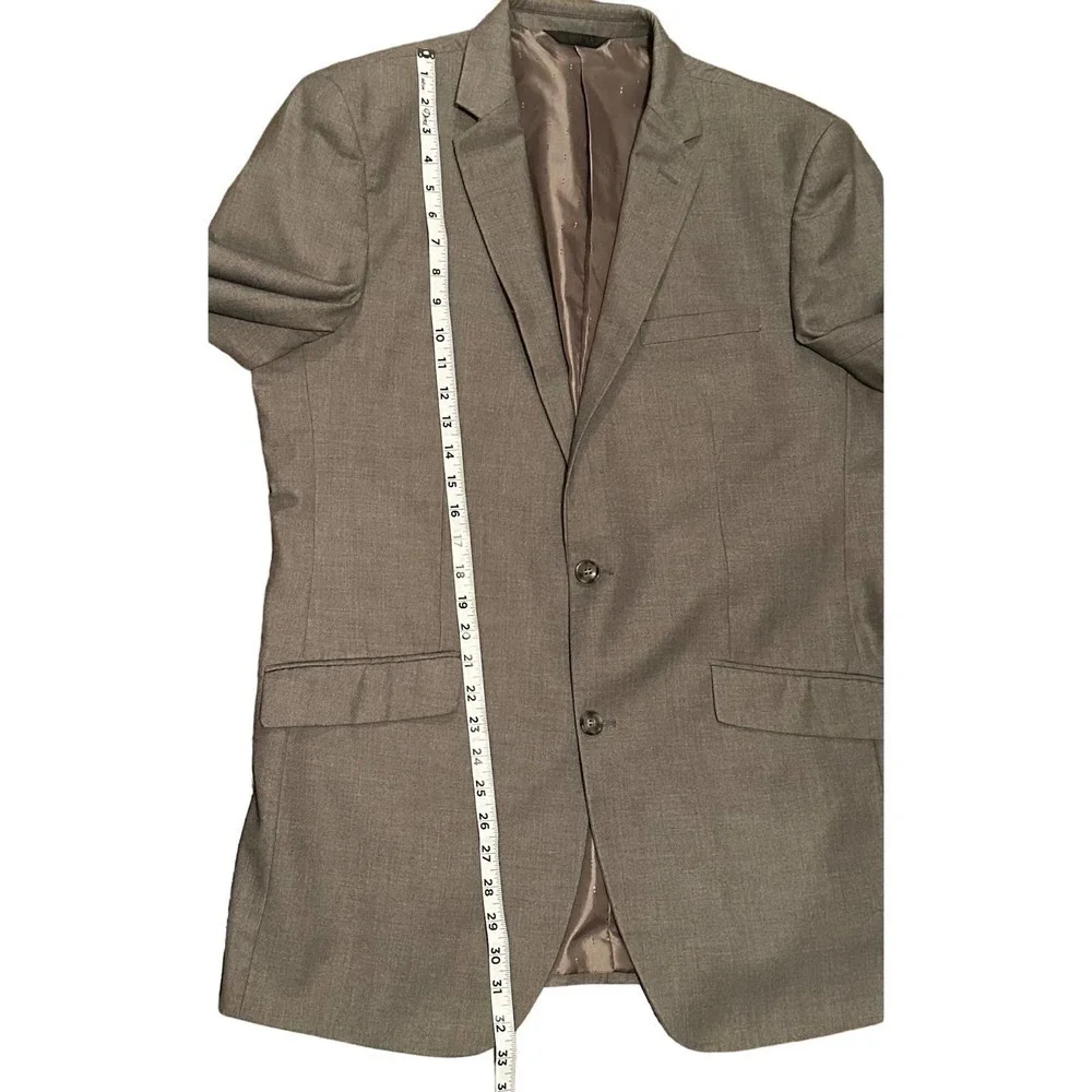 Profile Black Slim Fit Suit Grey